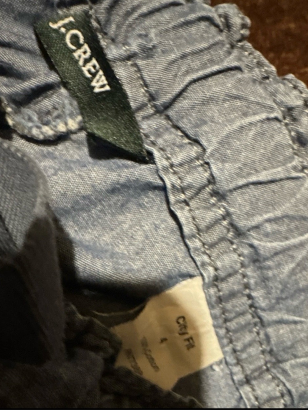 J. Crew Light Blue Straight-Leg Pants